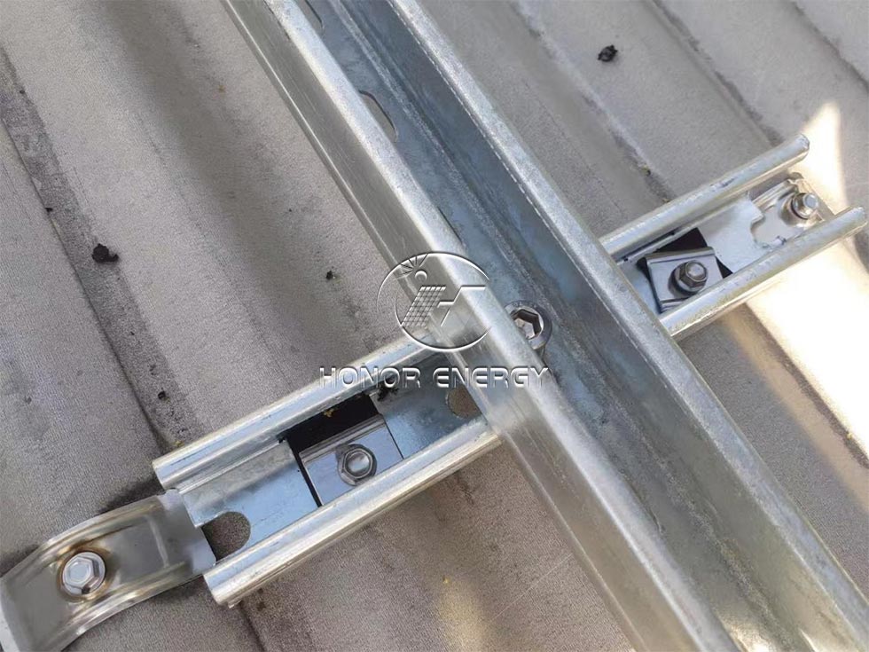 Carbon Steel Metal Solar Roof Mounting