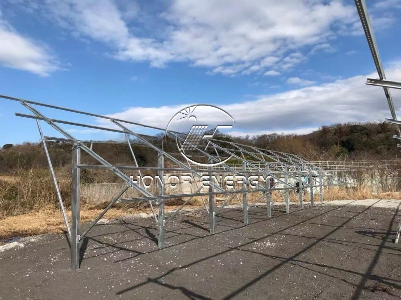 Single Post Solar Steel Ground Mount
