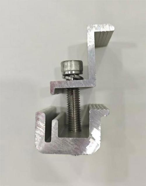 No Drill Solar end clamp