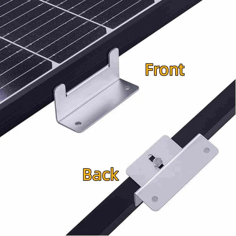 Z-bracket aluminum solar panel bracket