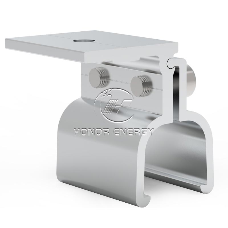 धातूच्या छतासाठी सौर क्लिप-क्लॉक